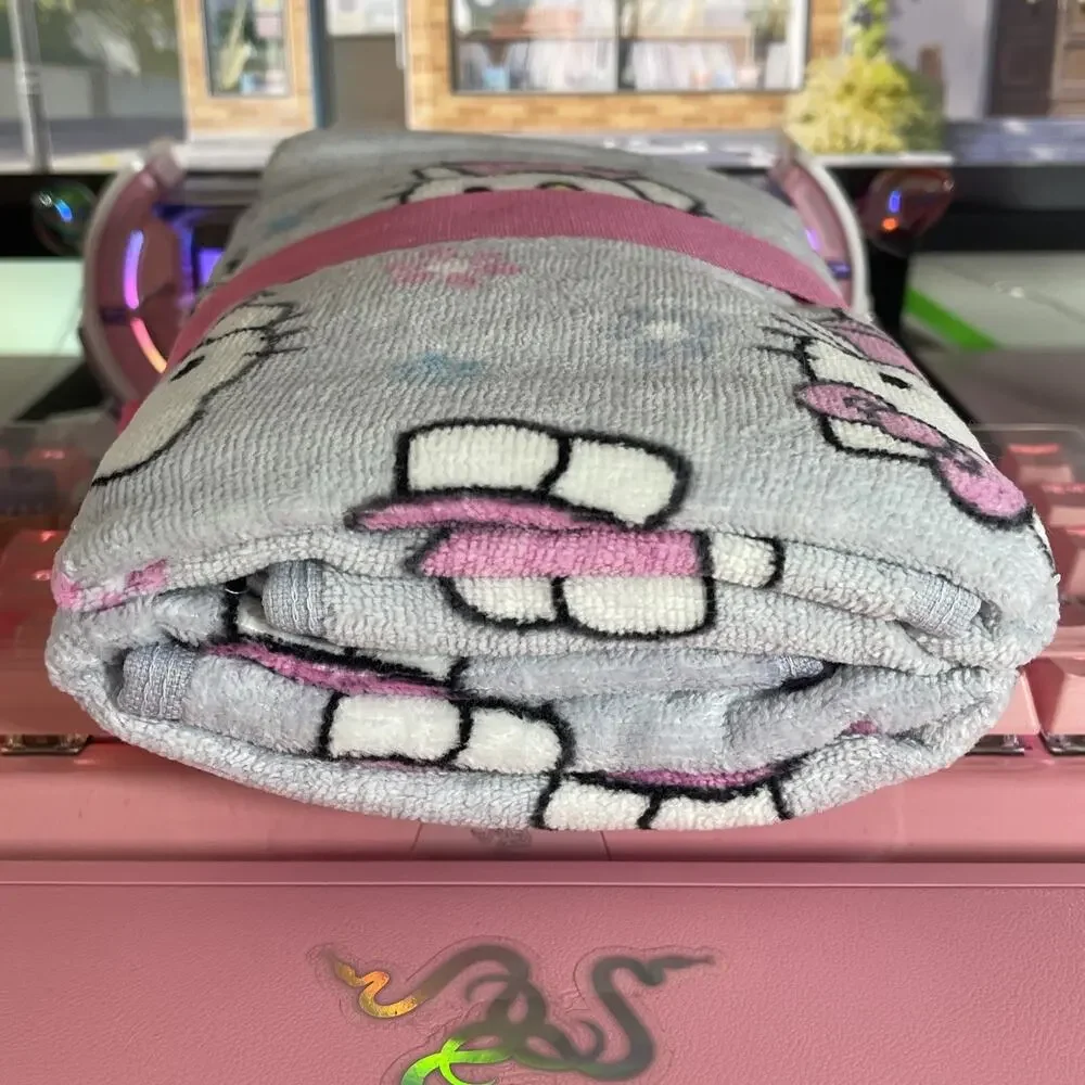 Hello Kitty Hand Towels Pink Flower Daisy Blue 16
